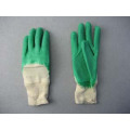 Interlock Liner Coated Open Back Latex Knitted Wrist Work Glove